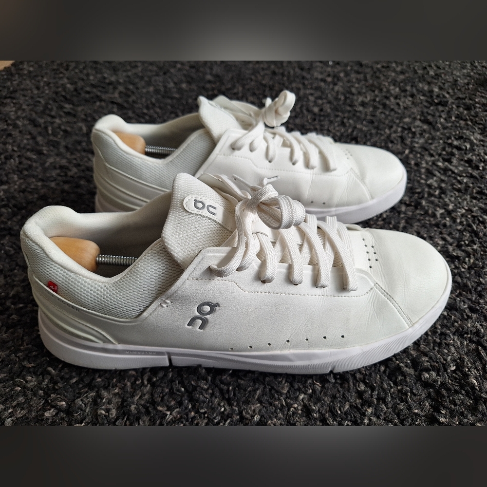 On The Roger Advantage Men’s Running/Tennis Shoes Size 13 White *NO INSOLES*